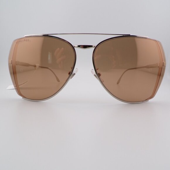 Longines Lux Mirrored Aviator Shades, Summer Spring Rectangle Unisex Quality - Picture 2 of 16